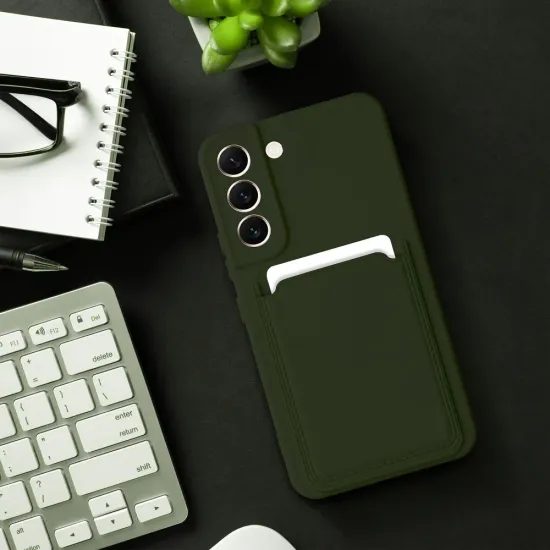 Husă Card Case, Samsung Galaxy A35 5G, verde