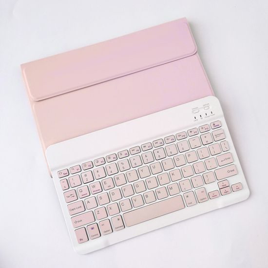 Θήκη με Πληκτρολόγιο Bluetooth για Lenovo Tab P12 (TB-370), Ροζ