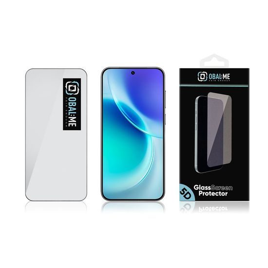 OBAL:ME 5D Screenprotector - Gehard glas - voor Vivo X300 - Zwart
