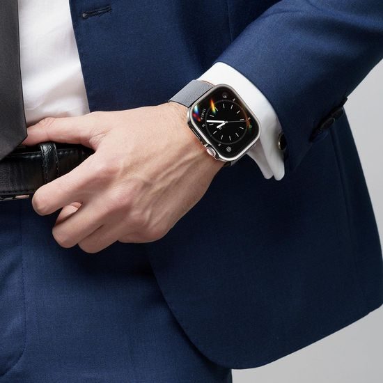 Dux Ducis Hamo fémes tok, Apple Watch 4 / 5 / 6 / SE (40 mm), rózsaarany