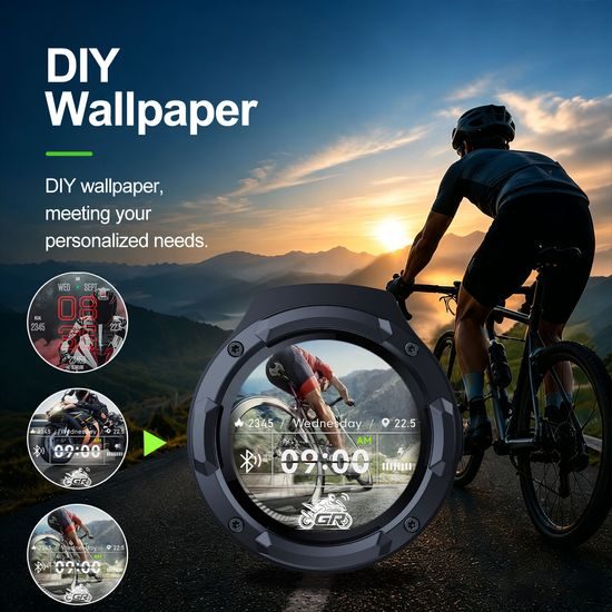 RideCore RC10 AMOLED Navigationsgerät für Fahrrad, E-Bike und Motorrad - Smartes Display mit 850 Nits Helligkeit und IP67 Schutz
