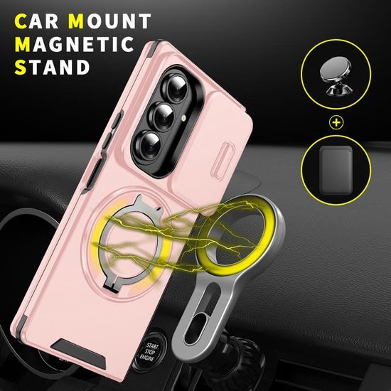 Husă Camslide Stand, Samsung Galaxy Z Fold 8 Ultra, roz
