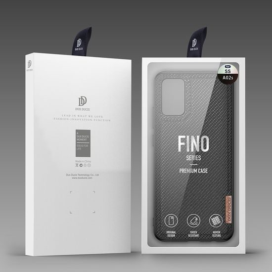 Dux Ducis Fino case, Samsung Galaxy A02s, črn
