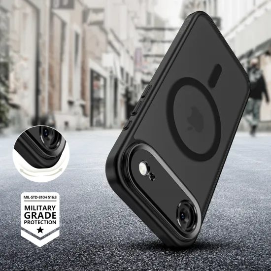 Tech-Protect MagCam MagSafe, iPhone Air, μαύρο ματ
