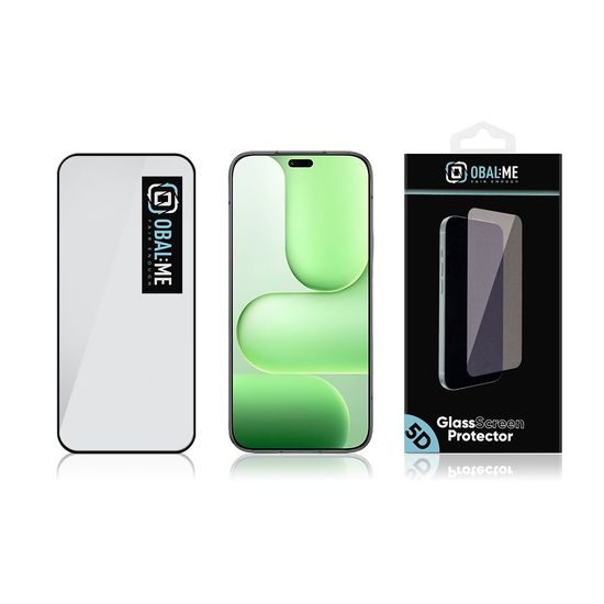 Honor 600 Lite kaitseklaas – OBAL:ME 5D karastatud klaas – must