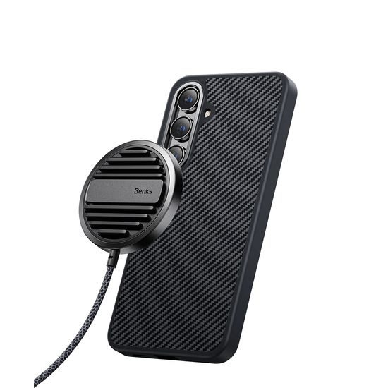 Benks Magnetic Armor Pro Kevlar θήκη, Samsung Galaxy S24 Plus, μαύρη
