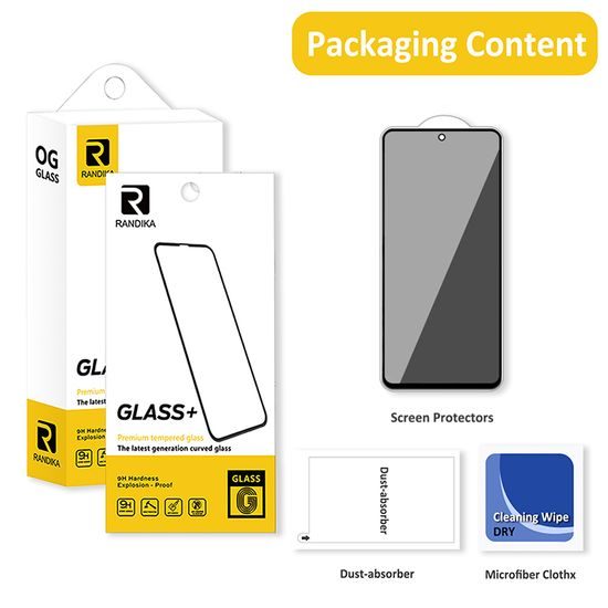 Xiaomi Redmi Note 11 privatumo apsauginis stiklas – 5D grūdintas stiklas
