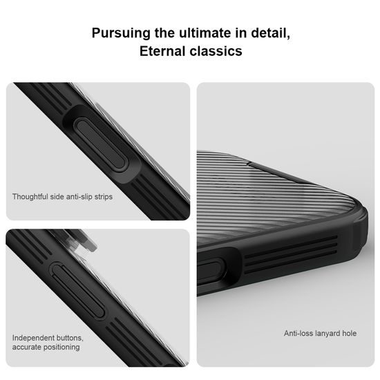 Nillkin CamShield Prop, iPhone 17 Pro, διάφανο / μαύρο