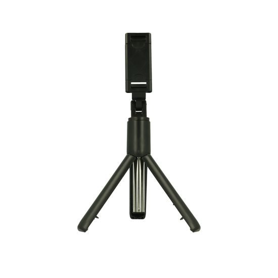 JP Selfie Stick / Τηλεσκοπικό Στικ με Αποσπώμενο Τηλεχειριστήριο Bluetooth και Τρίποδο, S01, Μαύρο
