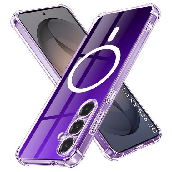 Techsuit Shockproof MagSafe прозрачен калъф, Samsung Galaxy S26