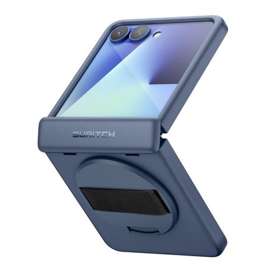 Suritch 360° Kickstand θήκη Samsung Galaxy Z Flip 7, μπλε