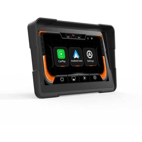 Motociklistički 7" CarPlay zaslon s bežičnim Apple CarPlay i Android Auto