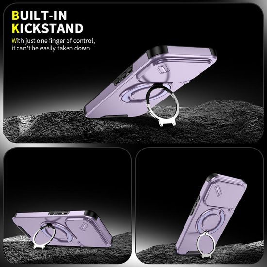 Camslide Stand obal, Xiaomi 17T Pro, fialový
