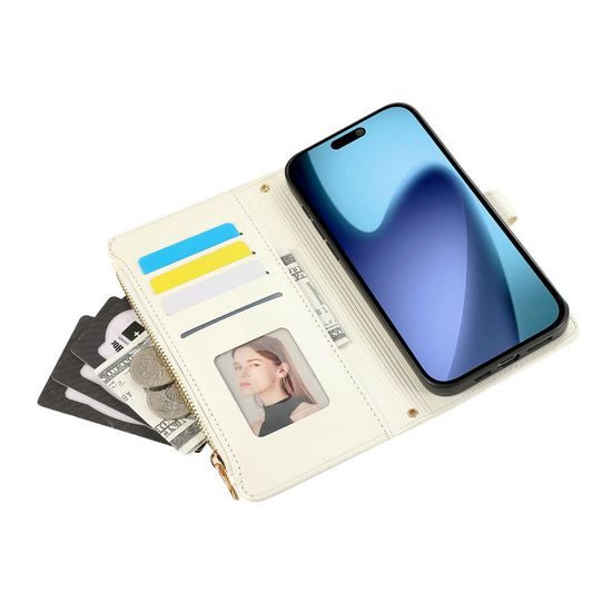Glamour etui, iPhone 17 Pro Max, bel