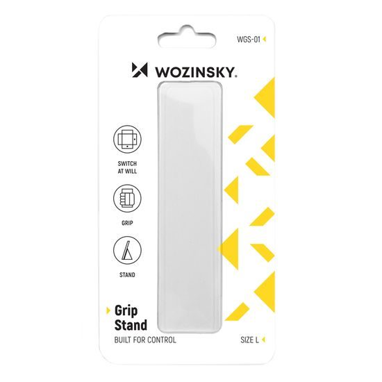 Suport pentru telefon Wozinsky Grip Stand L, negru (WGS-01BL)