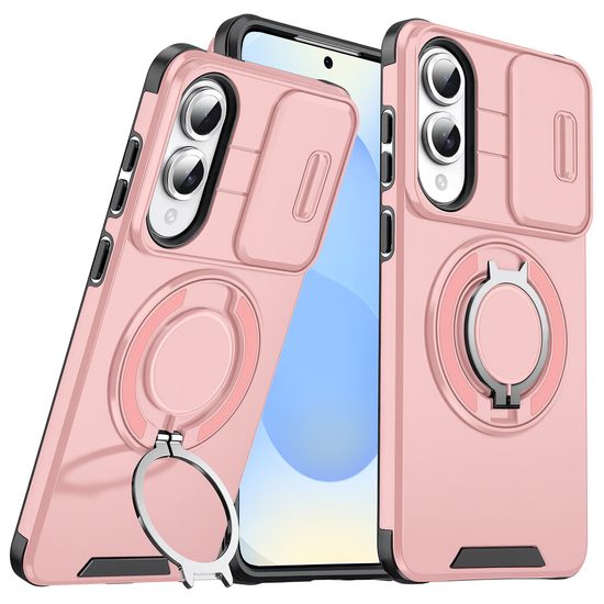 Θήκη Camslide Stand, Samsung Galaxy S25 Edge, ροζ