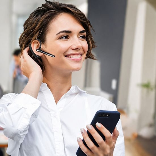Techsuit Bluetooth peakomplekt topeltmikrofoniga ja mürasummutusega (G6) – must