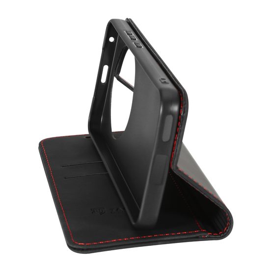 Tactical Xproof Schutzhülle für Honor Magic8 Lite - Flip Case mit Magnetverschluss - Schwarz