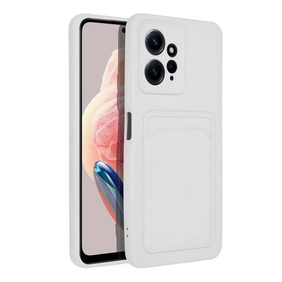 Card Case obal, Xiaomi Redmi Note 12 4G, bílý