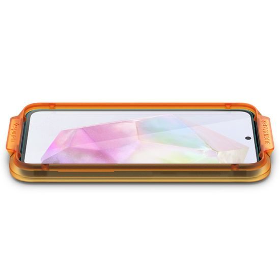 Spigen Glass ALM Glas.TR 2 Stück mit Applikator, Displayschutz, Samsung Galaxy A35 5G