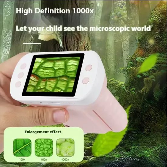 MiniScope Pro μικροσκόπιο για παιδιά, ροζ