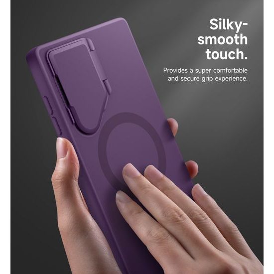 Suritch MagSafe Kickstand Camprotector maska Samsung Galaxy S24 Ultra, ružičasta