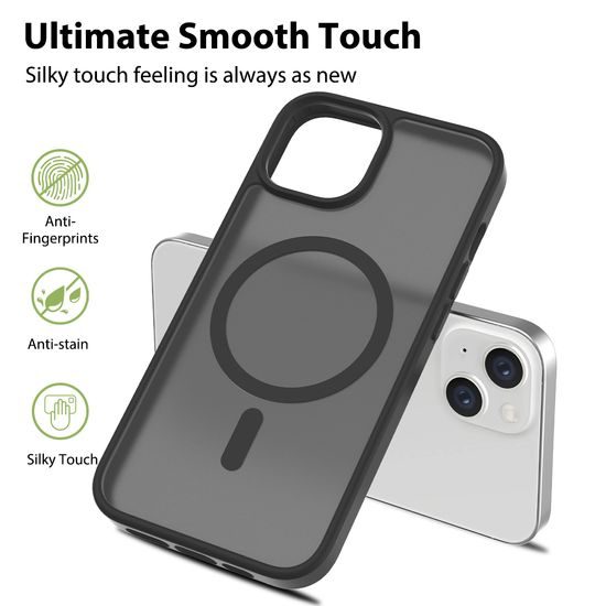 JP MagFit Colour MagSafe tok N52 mágnessel, iPhone 13 / 14, fehér