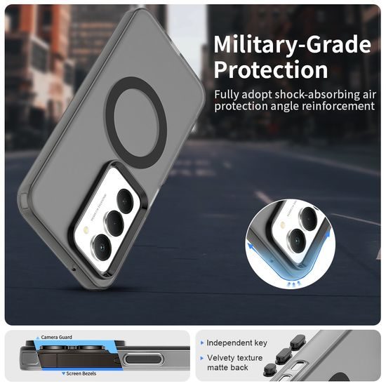 Techsuit CandyCase MagSafe, Xiaomi Redmi 15 4G / 5G, μαύρο