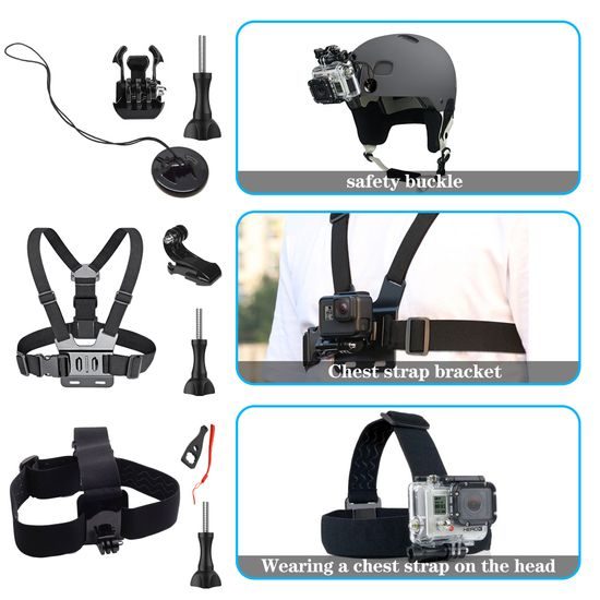 50v1 Αξεσουάρ για Action Cameras – Πλήρες Σετ για GoPro, Insta360 και άλλες