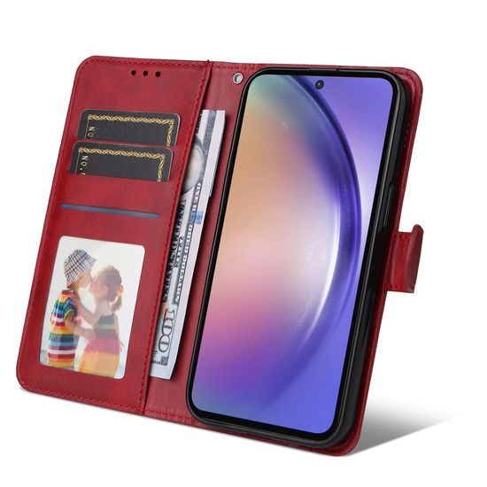 Magnet Case, Samsung Galaxy A55, červený
