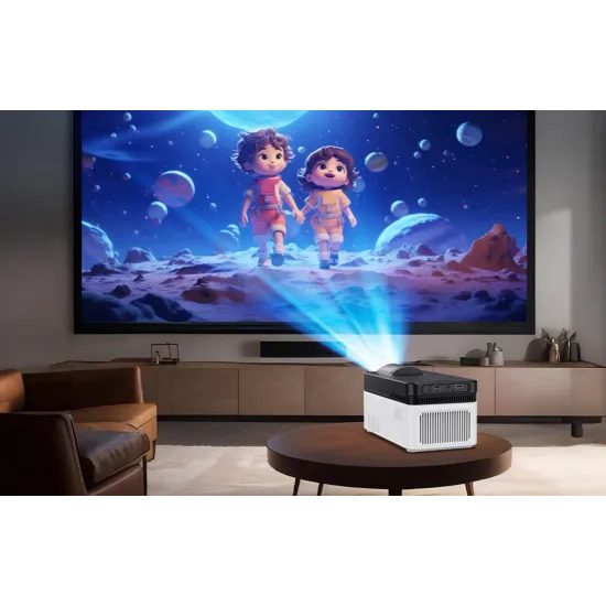 Magcubic HY450 Projektor - Ultra Kurzdistanz Beamer Full HD 1080p - Android 11 - 700 ANSI Lumen - WiFi 6 - Bluetooth 5.4