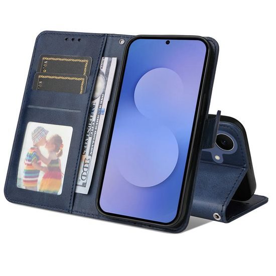 Samsung Galaxy S26 FE magnetiga klappümbris – sinine