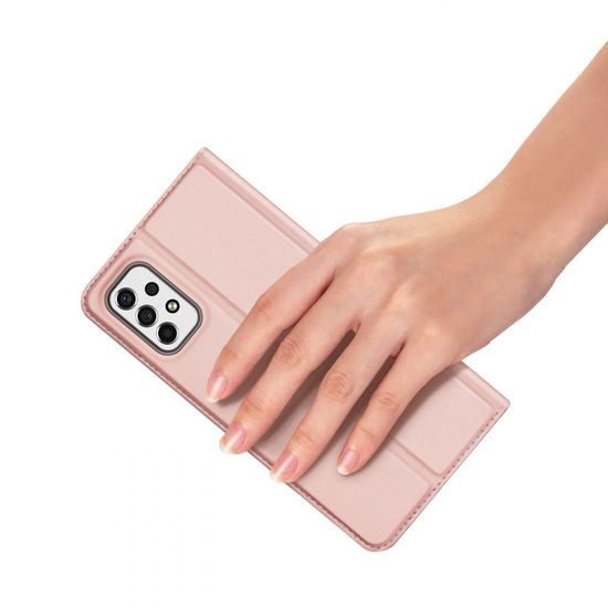 Dux Ducis Skin Pro, preklopni etui, Samsung Galaxy A23, rožnat