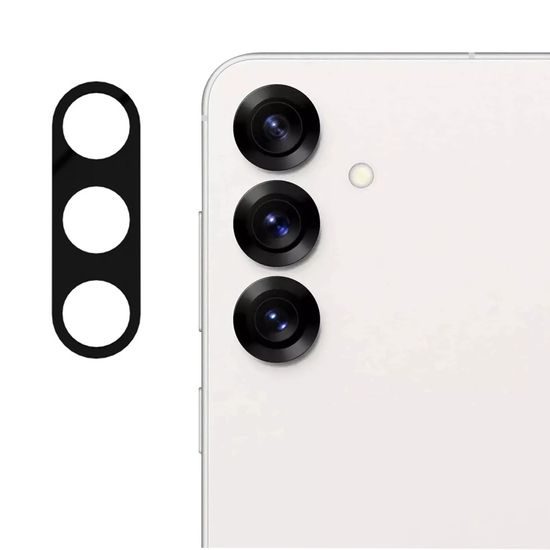 Techsuit προστατευτικό φακού κάμερας, Samsung Galaxy S25, μαύρο