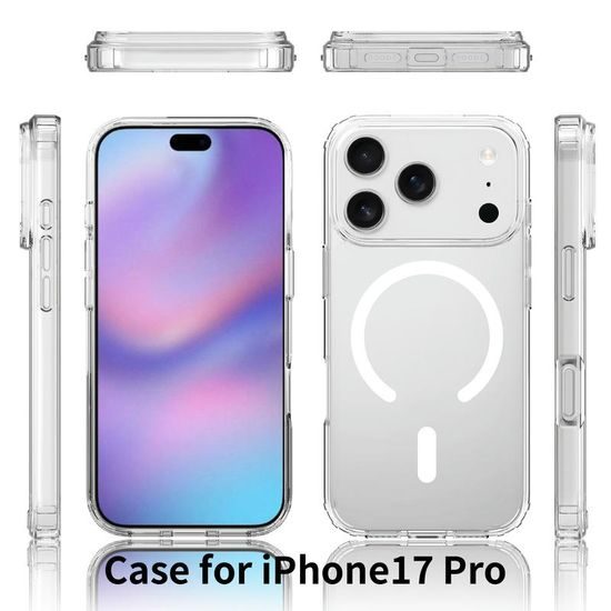 Magsafe Διάφανη θήκη, iPhone 17 Pro, διαφανής