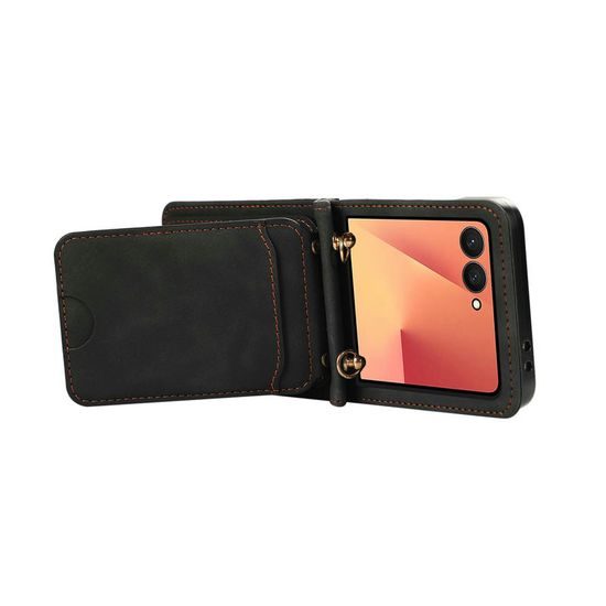 Etui Crossbody, Samsung Galaxy Z Flip 8, czarne
