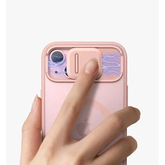 Suritch MagSafe Shockproof калъф, iPhone 13 / 14, розов