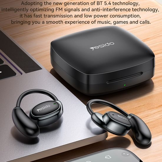 Yesido Ασύρματα Ακουστικά (YSP19 BL), μαύρα