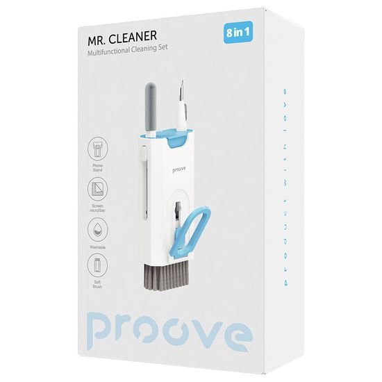 Proove Πολυλειτουργικό σετ καθαρισμού 8 σε 1, λευκό