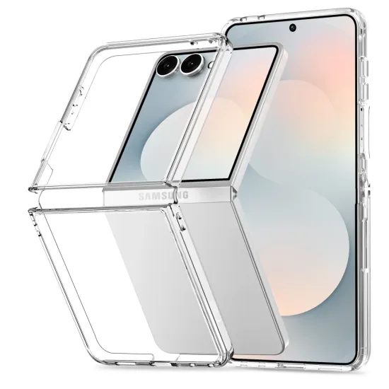 Samsung Galaxy Z Flip 8 ümbris – Tech-Protect Flexair Hybrid – läbipaistev