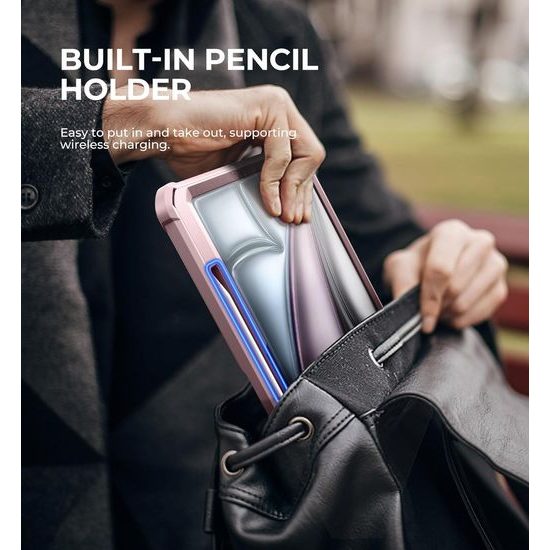Dexnor 360 Kickstand Hülle für iPad Air 13 2024, Rosa