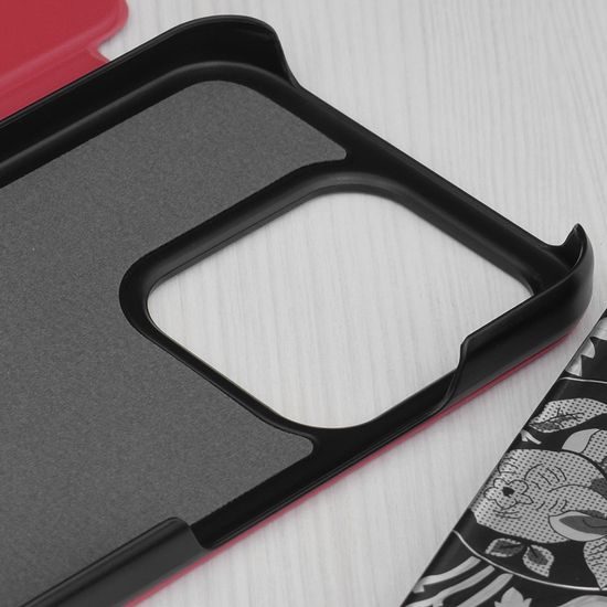 Eco Leather View Case, Xiaomi Redmi 15C 4G / 5G / Poco C85 4G, κόκκινο