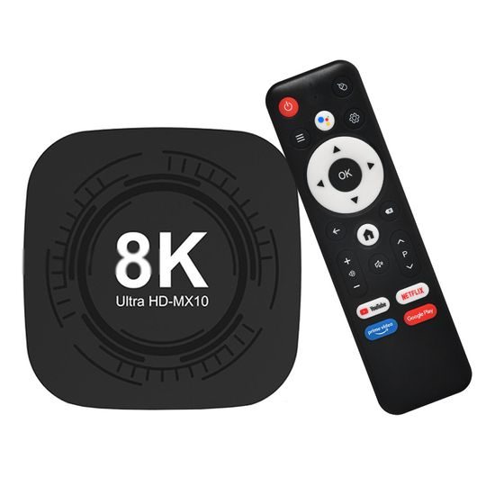 MX10 8K PRO Smart TV Box z Android 14 (4 GB RAM / 32 GB)