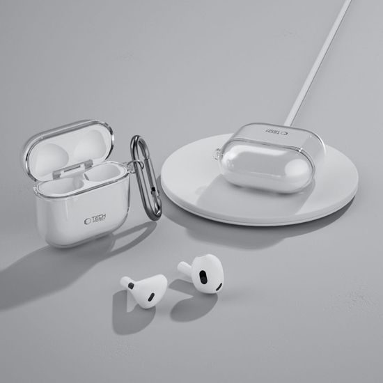 Tech-Protect FlexAir Hülle, Apple AirPods 4, transparent