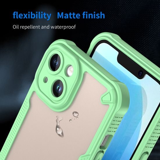 Υβριδική Θήκη ArmorShield, iPhone 13, πράσινο