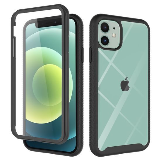 Techsuit Defense360 Pro + Zaščitna folija, iPhone XR, črna