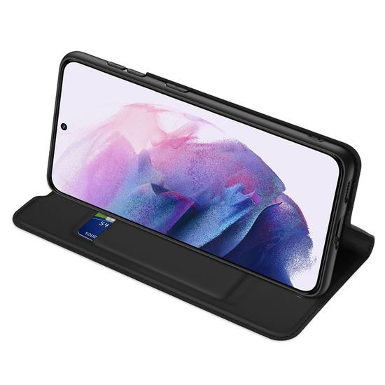 Dux Ducis Skin Pro, knížkové pouzdro, Samsung Galaxy S22 Plus, černé
