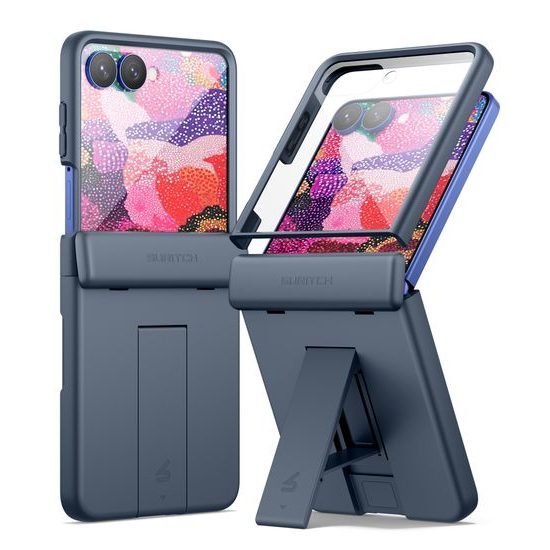 Samsung Galaxy Z Flip 8 vāciņš – Suritch 360° aizsargvāciņš – zils