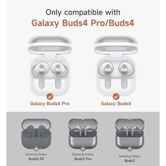 Suritch ütésálló tok, Samsung Buds 4 / 4 Pro, sötétzöld