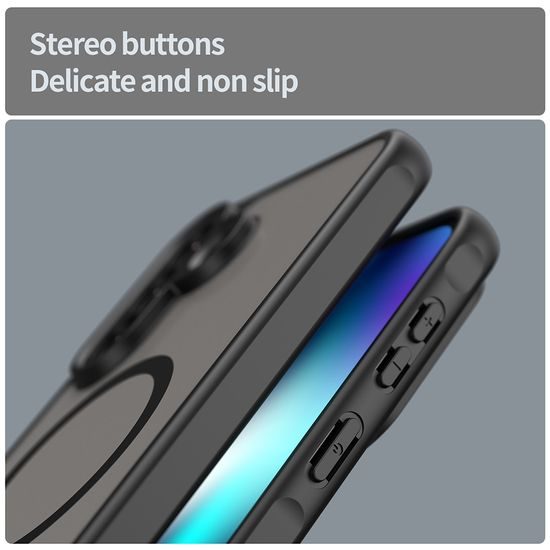 Techsuit HaloFrost II MagSafe, Samsung Galaxy A37 5G, černý